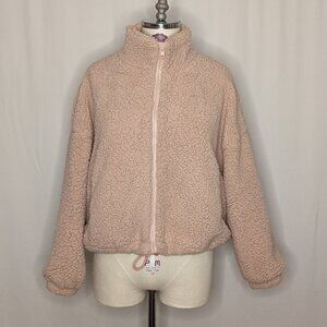 Urban Outfitters Pink Sherpa Jacket - image 1